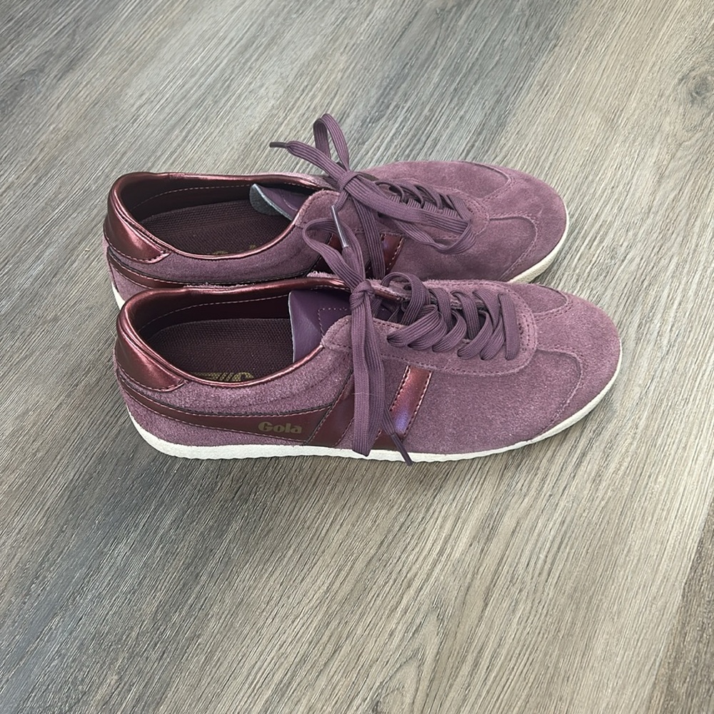 Gola Women's Plum Suede Sneakers